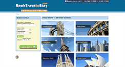 Desktop Screenshot of booktravelnstay.com